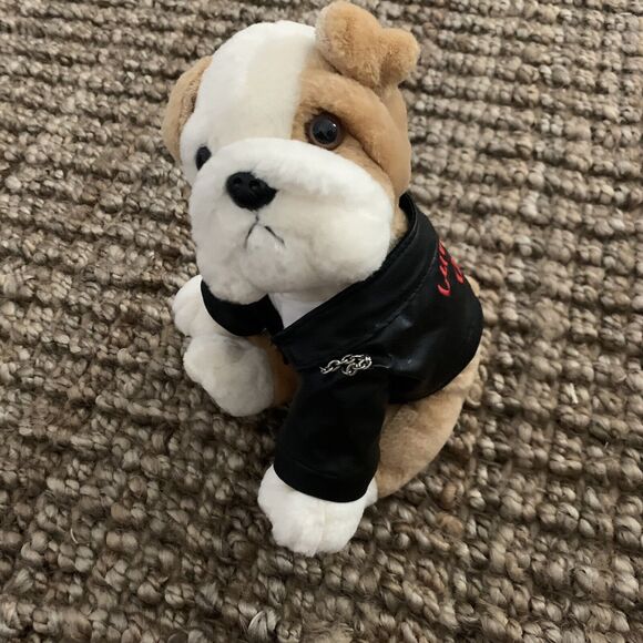 Aurora Fancy Pals Bulldog in Jacket LUVABLE DOG Puppy 8" Plush Stuffed Animal - Picture 2 of 8